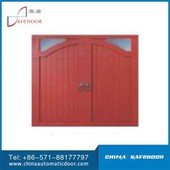 Porte de garage Lux en bois de teck